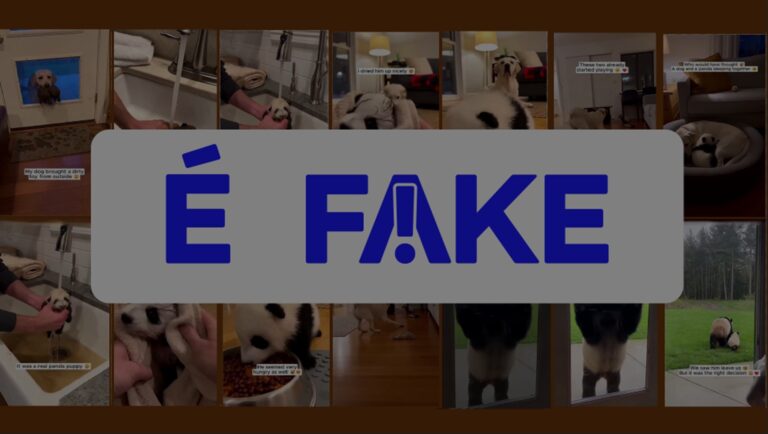 e-#fake-video-de-cachorro-entrando-em-casa-com-filhote-de-panda-na-boca;-cena-foi-criada-com-inteligencia-artificial
