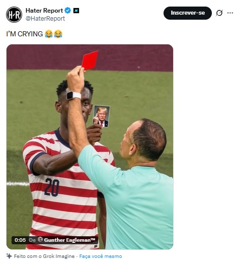 ‘Cartão Trump’: interferência do presidente dos EUA para reverter suspensão de Balogun rende memes; veja ‘cartao-trump’:-interferencia-do-presidente-dos-eua-para-reverter-suspensao-de-balogun-rende-memes;-veja