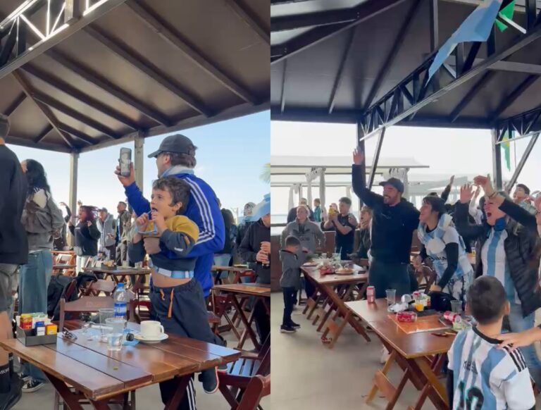 Reduto dos argentinos em Florianópolis vira cenário de festa após virada contra o Egito; VÍDEO reduto-dos-argentinos-em-florianopolis-vira-cenario-de-festa-apos-virada-contra-o-egito;-video