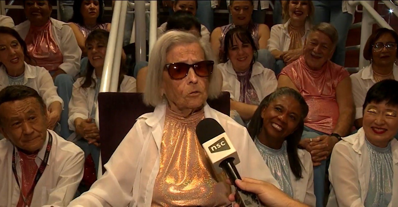 Aos 98 anos, bailarina mais velha da história do Festival de Joinville brilha no palco; VÍDEO aos-98-anos,-bailarina-mais-velha-da-historia-do-festival-de-joinville-brilha-no-palco;-video