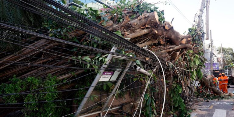 Mais de 200 mil continuam sem energia no Rio após vendaval mais-de-200-mil-continuam-sem-energia-no-rio-apos-vendaval