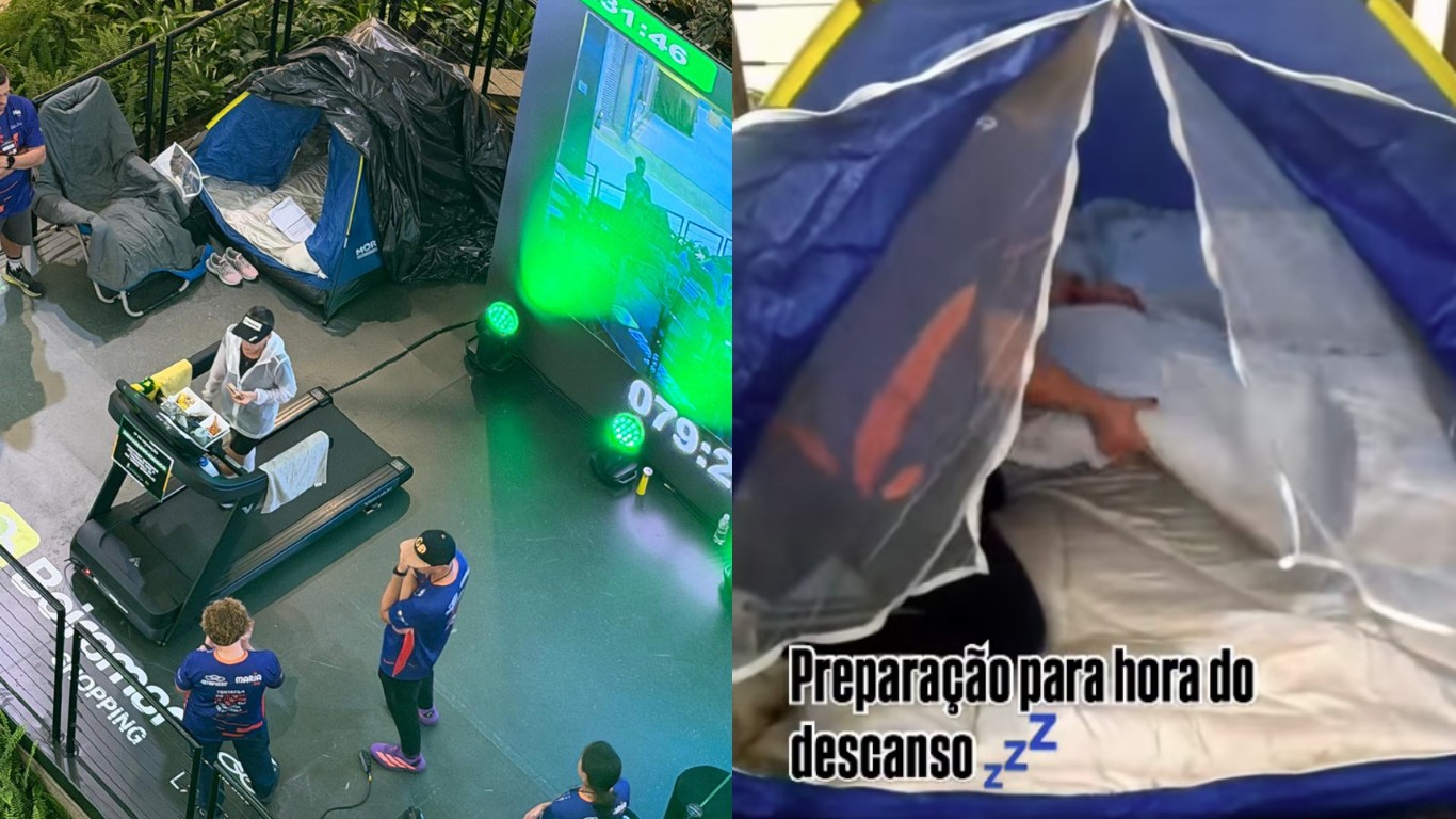 Quase 900 km em 7 dias: brasileira de 55 anos bate recorde mundial de corrida em esteira quase-900-km-em-7-dias:-brasileira-de-55-anos-bate-recorde-mundial-de-corrida-em-esteira