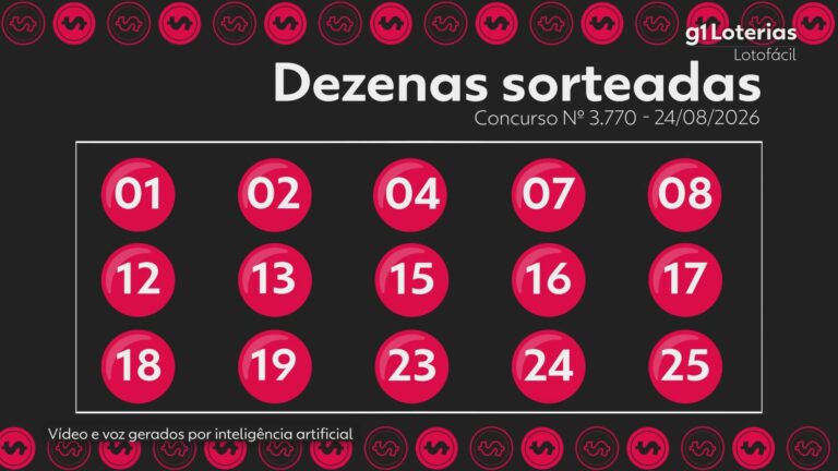 lotofacil-hoje:-resultado-do-concurso-3770-e-numeros-sorteados