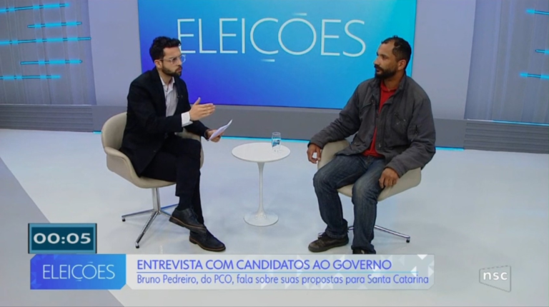 Entrevista na NSC: Bruno Pedreiro defende consciência da classe operária e mobilização popular para mudar política e economia entrevista-na-nsc:-bruno-pedreiro-defende-consciencia-da-classe-operaria-e-mobilizacao-popular-para-mudar-politica-e-economia