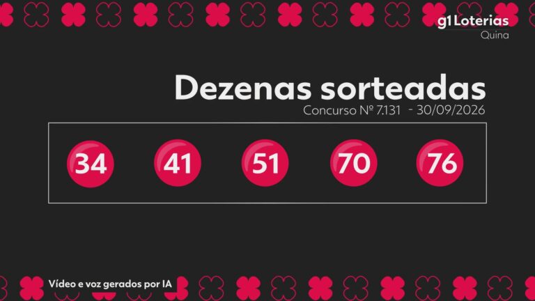 quina-hoje:-resultado-do-concurso-7131-e-numeros-sorteados