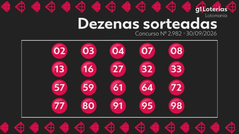 lotomania-hoje:-resultado-do-concurso-2982-e-numeros-sorteados