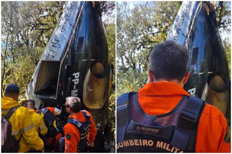 Motores do helicóptero que caiu com cantor Rick são retirados de área de mata em SC após duas semanas motores-do-helicoptero-que-caiu-com-cantor-rick-sao-retirados-de-area-de-mata-em-sc-apos-duas-semanas
