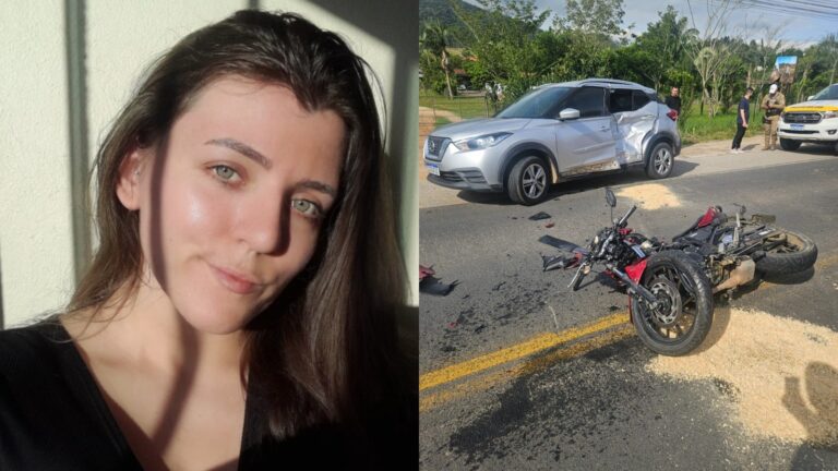 ‘grande-perda’:-estudante-de-educacao-fisica-morre-em-acidente-de-moto-depois-de-votar-em-sc