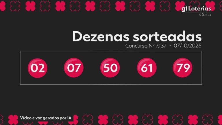 quina-hoje:-resultado-do-concurso-7137-e-numeros-sorteados