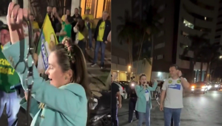 Deputada mais votada da história de SC, Júlia Zanatta explica chicote em comemoração: ‘Dar de relho’ deputada-mais-votada-da-historia-de-sc,-julia-zanatta-explica-chicote-em-comemoracao:-‘dar-de-relho’