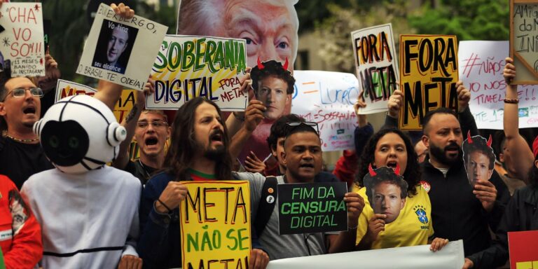 Ato em São Paulo cobra neutralidade da Meta nas eleições ato-em-sao-paulo-cobra-neutralidade-da-meta-nas-eleicoes