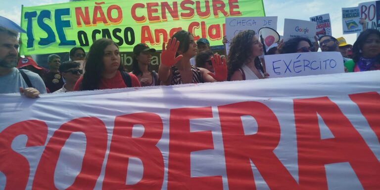 Caso Ana Clara: ativistas protestam no TSE contra decisão de Mendonça caso-ana-clara:-ativistas-protestam-no-tse-contra-decisao-de-mendonca