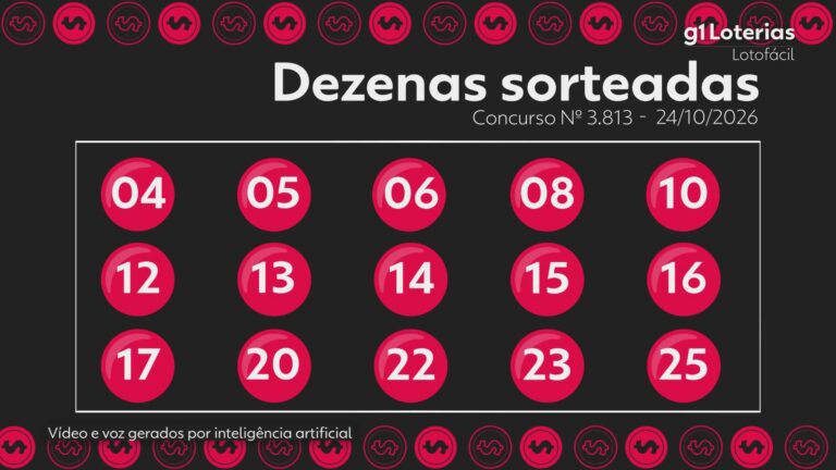 lotofacil-hoje:-resultado-do-concurso-3813-e-numeros-sorteados