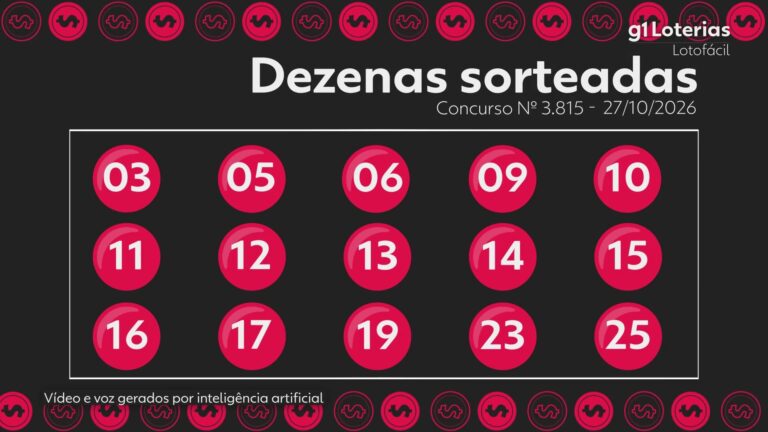 Lotofácil hoje: resultado do concurso 3815 e números sorteados lotofacil-hoje:-resultado-do-concurso-3815-e-numeros-sorteados